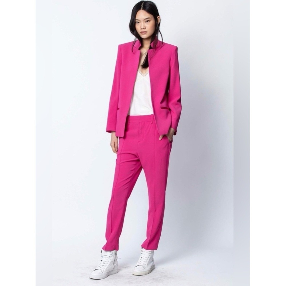 NWT Zadig & Voltaire Volly Satin Jacket | Size 36 - Picture 12 of 14